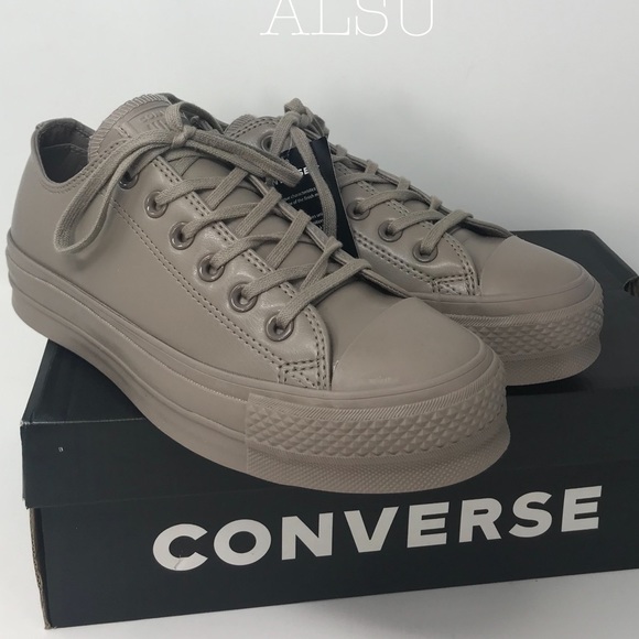 NWT Converse Ctas Lift OX Sepia Stone W AUTHENTIC - Picture 5 of 8